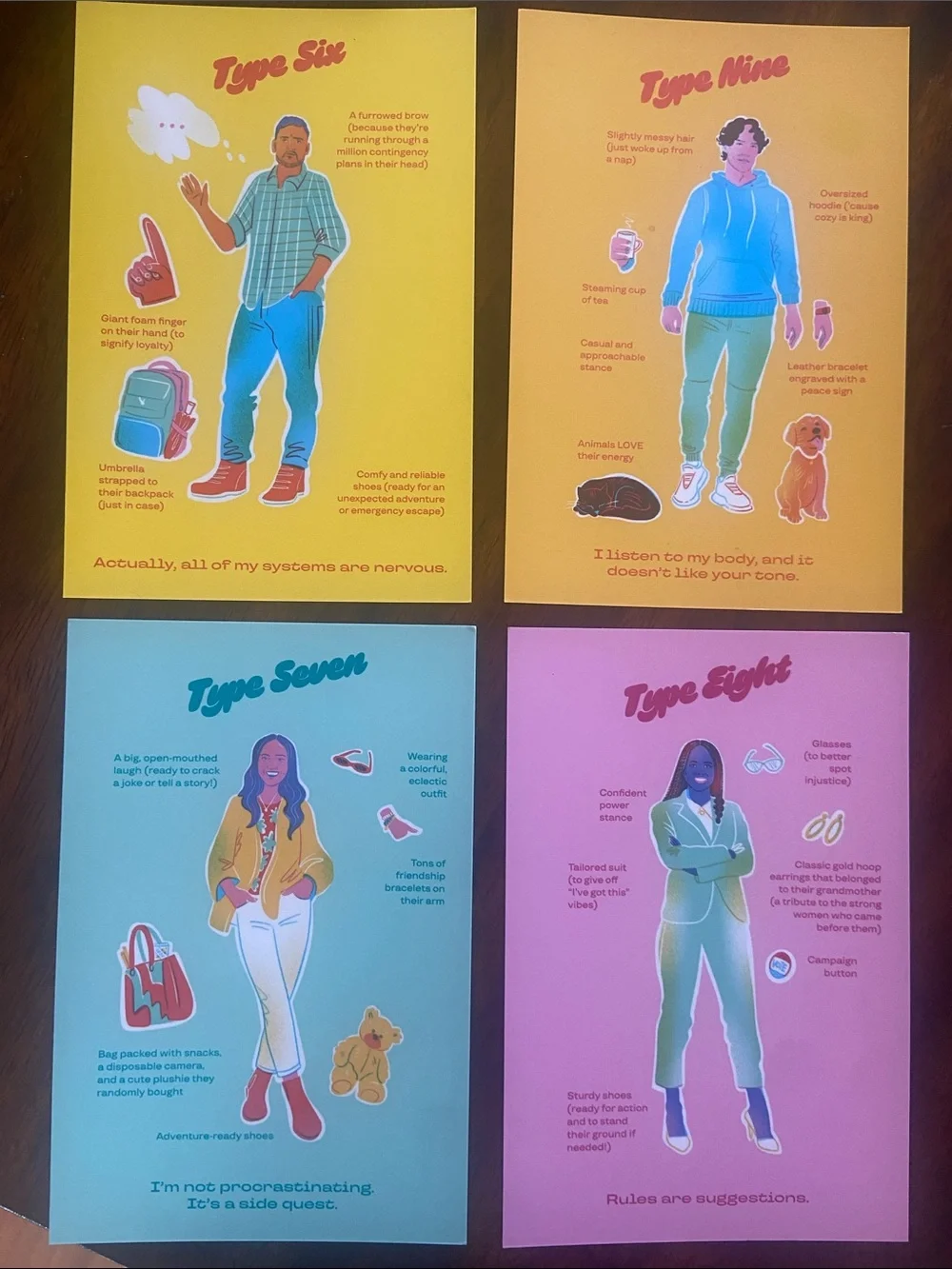 Enneagram Postcard Lot Brand New